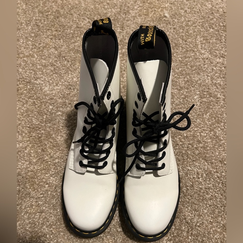 Dr. Martens white boots 1460 women’s 9